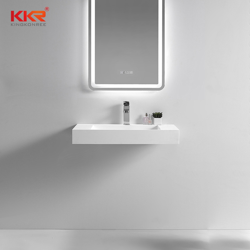 Modernes Design Quadratische Wand Waschbecken Hung Waschbecken vom